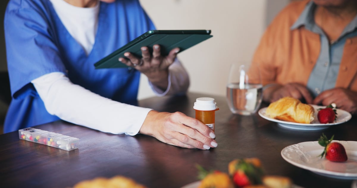 Medical professional reviewing treatment options