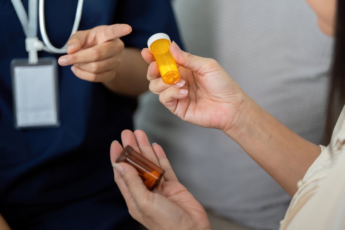 Healthcare professional providing guidance